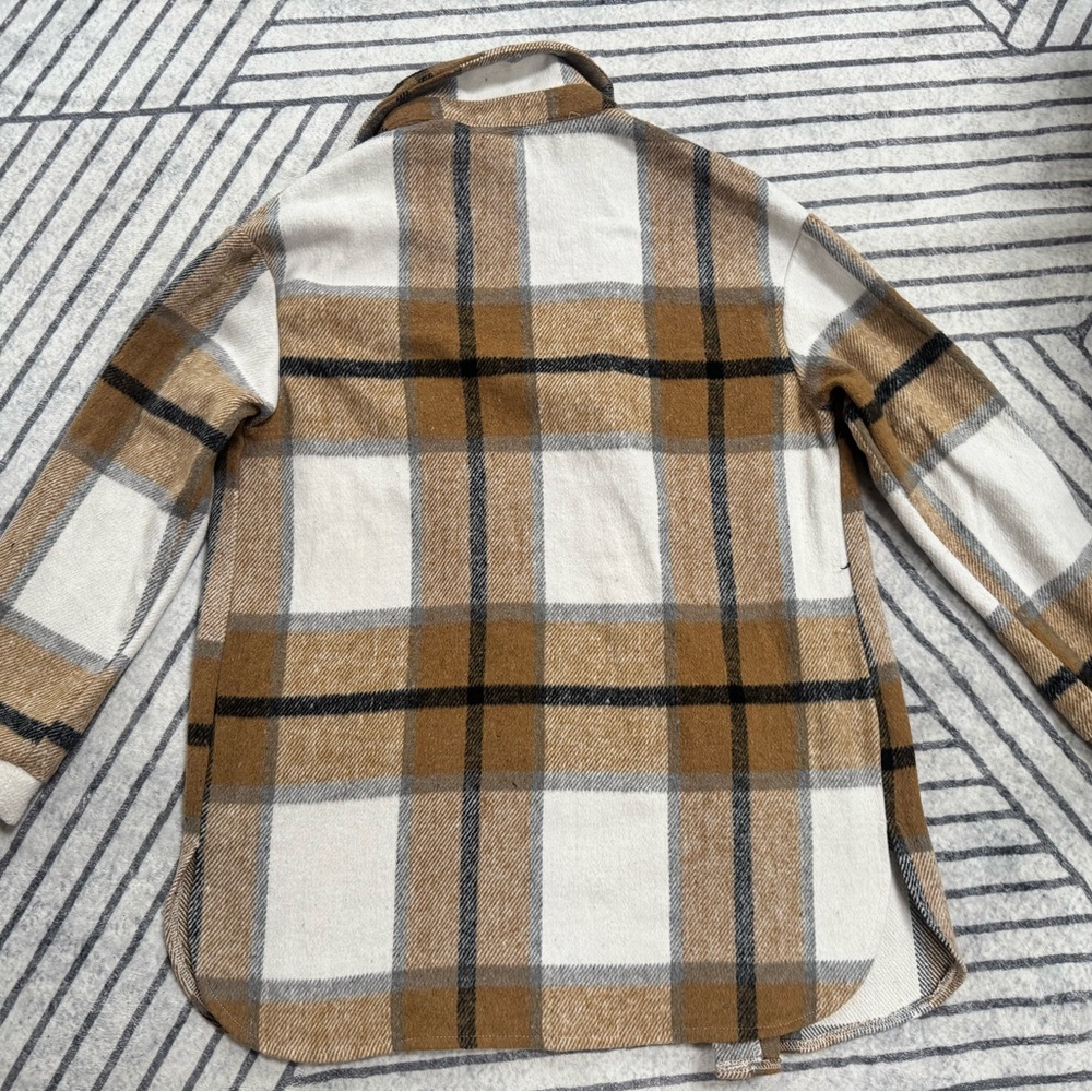 SHEIN Flannel Shacket sz S - Picture 7 of 7